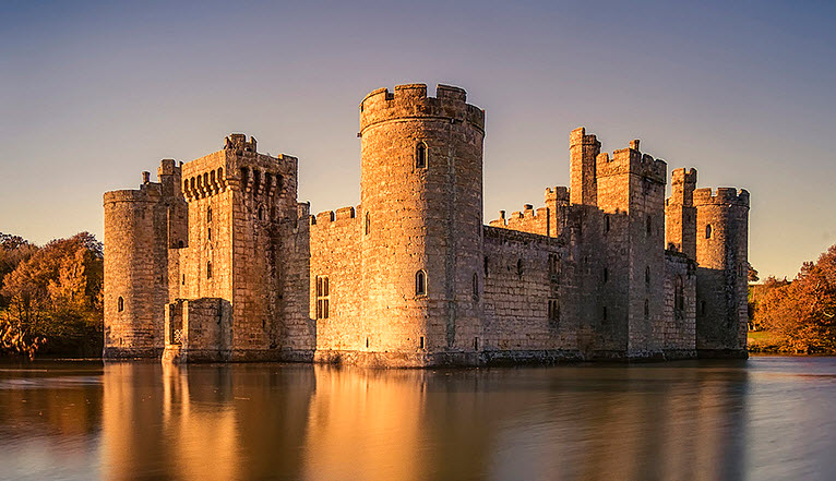 top UK castles - bodium castle - my time rewards blog